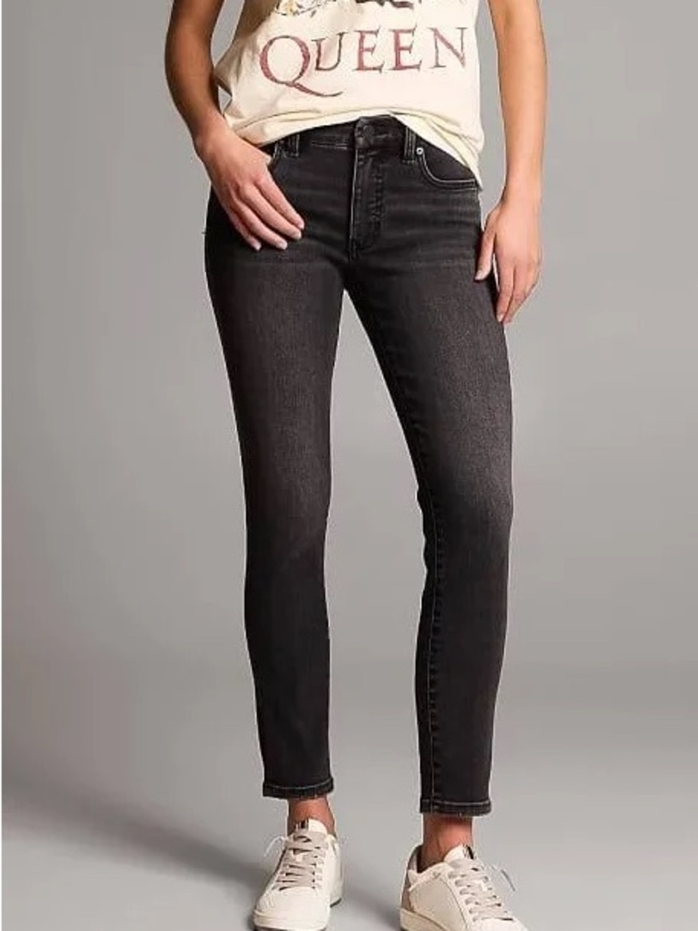 PAIGE Verdugo Ankle Black Wash Skinny Jeans Woman’s Size 24 NWOT